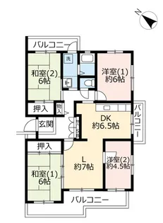 4LDKの間取り画像