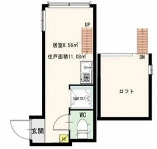 マノンフラット浅草橋【2階】の間取り