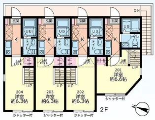 東京都八王子市大塚【アパート】の間取り