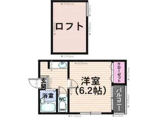 ポラリス筑紫丘【1階】の間取り