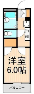 レオパレスSHISUI A棟【2階】の間取り