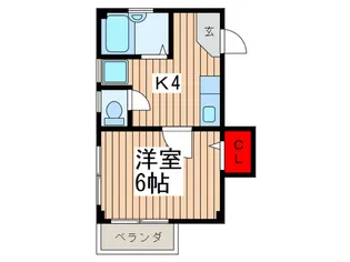第二大蔵ビル【3階】の間取り