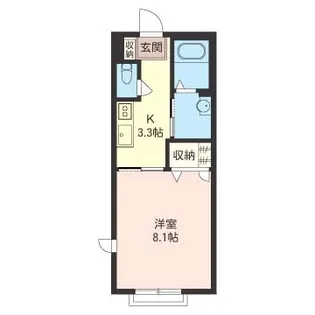 ダイチワカバ【1階】の間取り