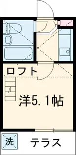 東小金井栄ハイム【2階】の間取り