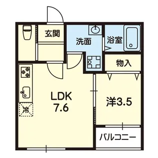 ステラ龍田【2階】の間取り