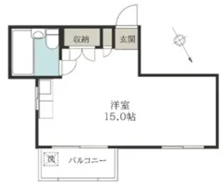 TRUST VALUE早稲田 トラストバリュー早稲田【4階】の間取り