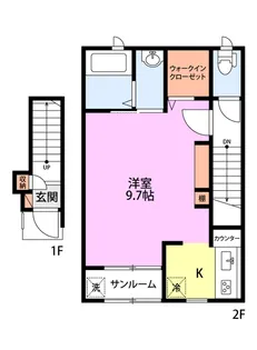 Grand Maison KUZUTSUKA【2階】の間取り
