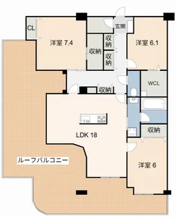 ライオンズガーデン三河安城第3【5階】の間取り