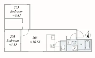 trias144【2階】の間取り