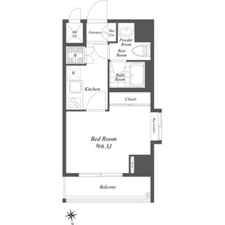 Conde相模原【7階】の間取り