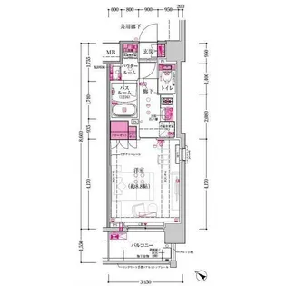 ザ・レジデンス赤坂檜町【6階】の間取り