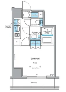 ルフォンプログレ上野公園【4階】の間取り