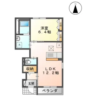 グランコート【1階】の間取り