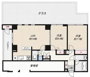 DeLCCS Nagatacho【1階】の間取り