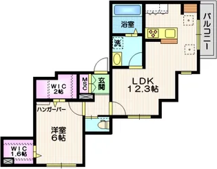 MYC HOUSE【2階】の間取り