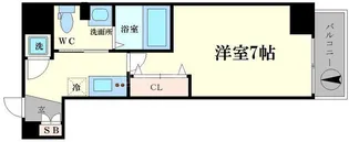 プリエールTAT江戸堀【5階】の間取り