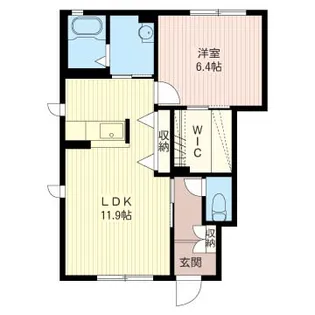 パークハイム A【1階】の間取り