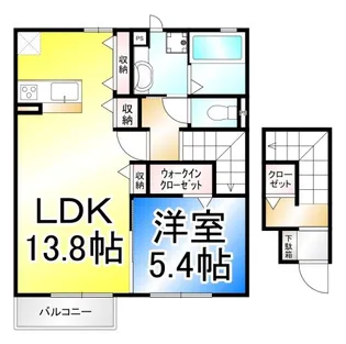 ルミエール K【2階】の間取り