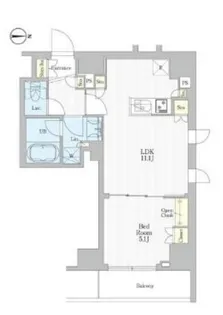 REFRAME 5 Iriya【12階】の間取り