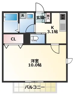寿町レジデンス【1階】の間取り