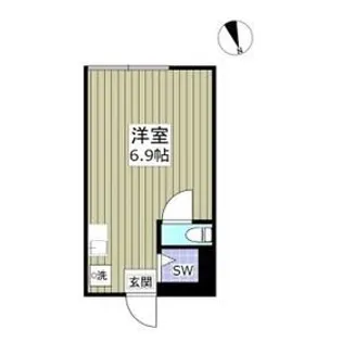 NKハイム元郷【1階】の間取り