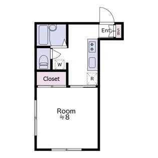 カーサフェリオ【1階】の間取り