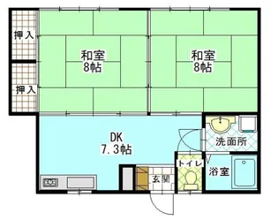 サンライフ清峰【1階】の間取り
