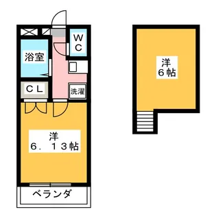 フレッシュロード【1階】の間取り