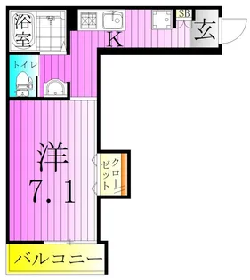 クルール エスポワール ネオ【3階】の間取り