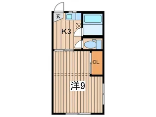 富士見ハイツ【1階】の間取り