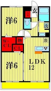 グランデ八潮II【2階】の間取り