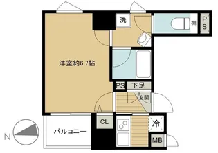 パレステュディオ御茶ノ水湯島駅前【3階】の間取り