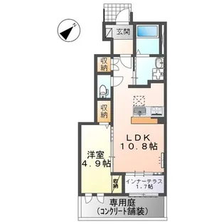 槙の家【1階】の間取り