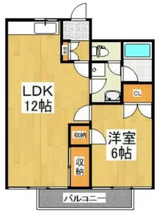 クライストマンション【4階】の間取り