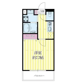 ロイヤルクィーンズパーク吹田片山町【9階】の間取り