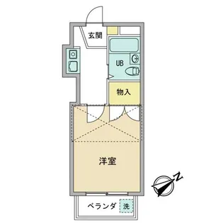 エクセルフォルム中野【1階】の間取り