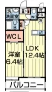 クイーンズイン菊陽【7階】の間取り