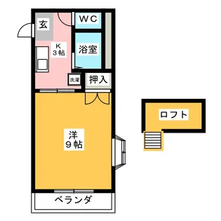 コンフォート響【3階】の間取り