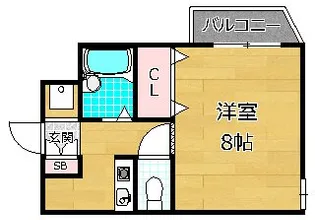 ライフハイム須賀【2階】の間取り