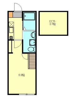 アルティスコート汲沢【2階】の間取り