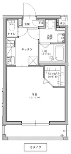 pleine lune プレンヌ・リュンヌ【3階】の間取り