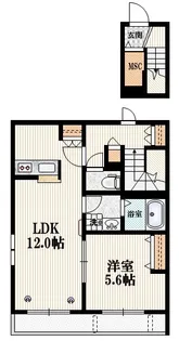 フェリーチェ【2階】の間取り