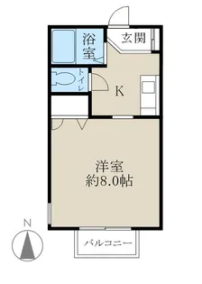 キャメルハウス長潟【2階】の間取り