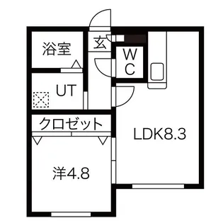 ING発寒南【2階】の間取り