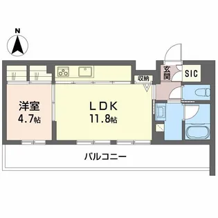 Terrace米ケ袋(テラス)【1階】の間取り