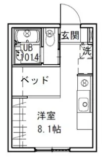 ハイドランジア草津【2階】の間取り