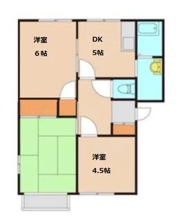 コーポアキラ【2階】の間取り