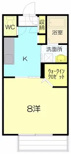 エヴァーグリーン【1階】の間取り
