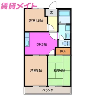 メゾンメイセツ【1階】の間取り