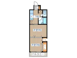 リッツコート泉中央【5階】の間取り